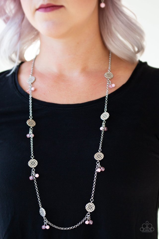 Paparazzi ♥ Color Boost - Pink ♥ Necklace