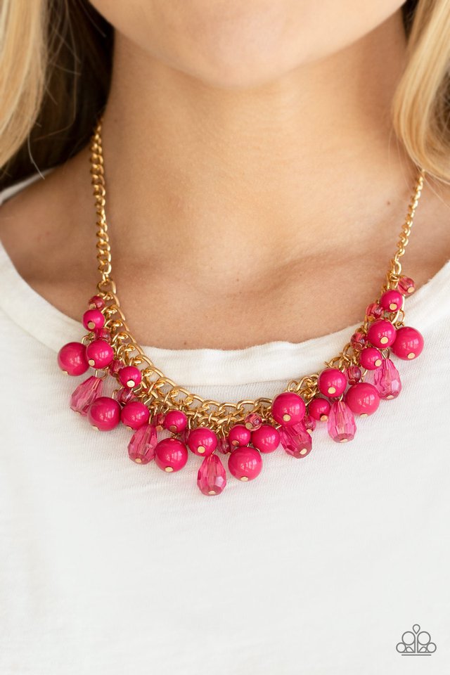 Paparazzi ♥ Tour de Trendsetter - Pink ♥ Necklace