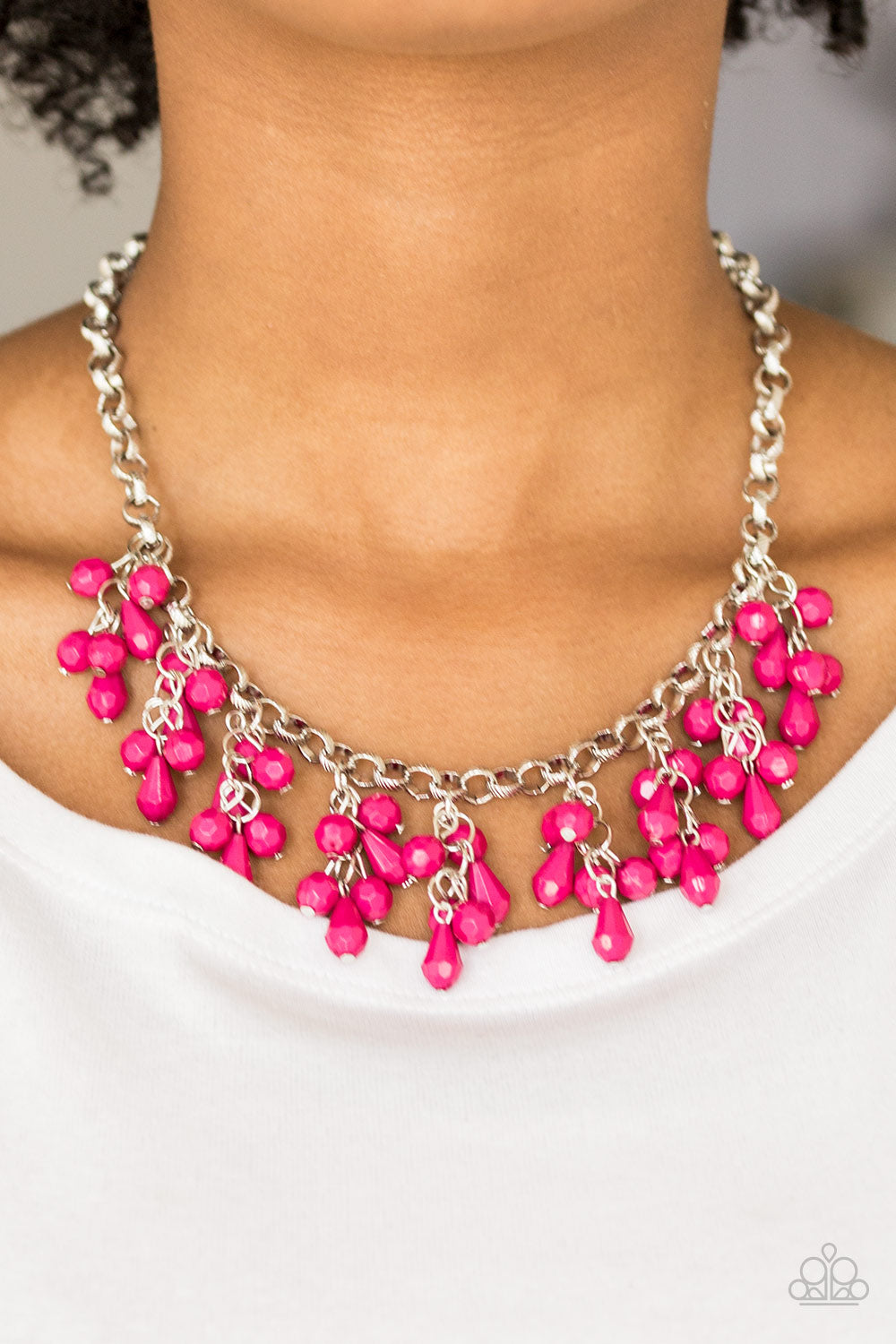 Paparazzi ♥ Modern Macarena - Pink ♥  Necklace
