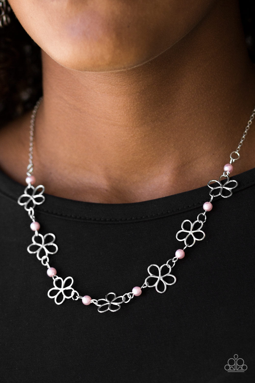 Paparazzi ♥ Always Abloom - Pink ♥  Necklace