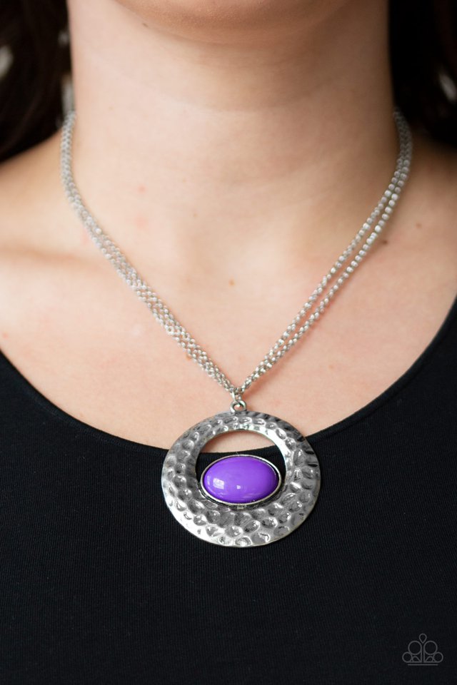Paparazzi ♥ Viva Vivacious - Purple ♥ Necklace