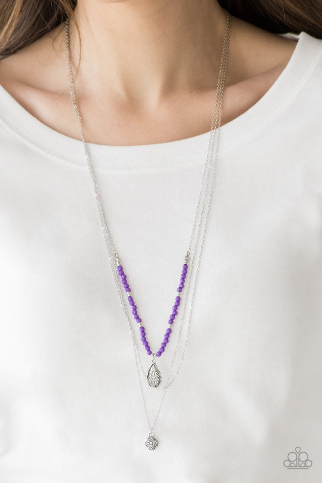 Paparazzi ♥ Mild Wild - Purple ♥ Necklace