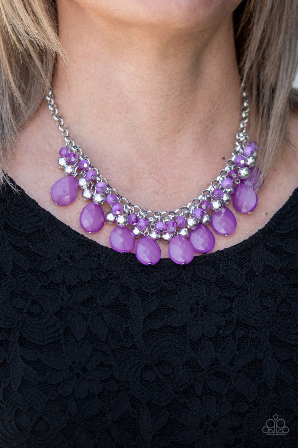 Paparazzi ♥ Trending Tropicana - Purple ♥  Necklace