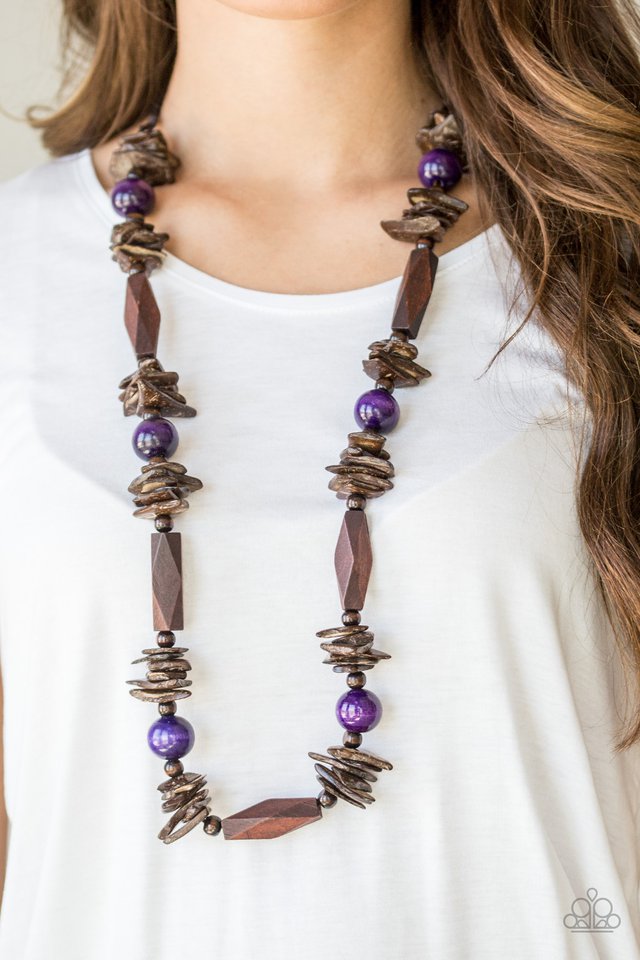 Paparazzi ♥ Cozumel Coast - Purple ♥ Necklace