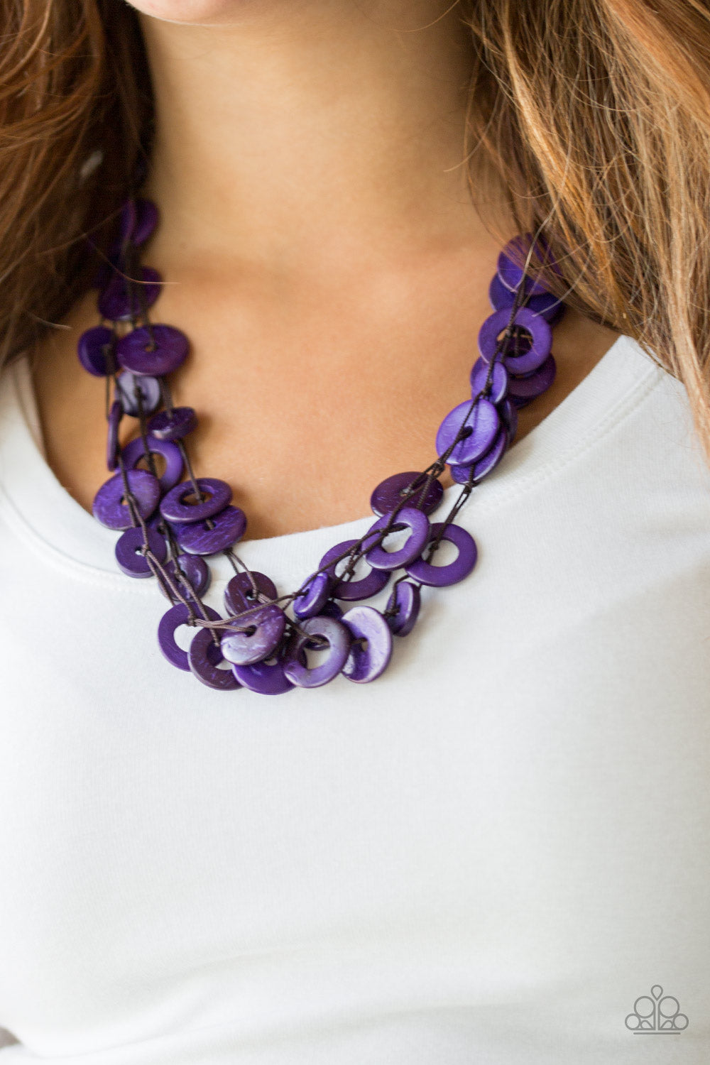 Paparazzi ♥ Wonderfully Walla Walla - Purple ♥  Necklace