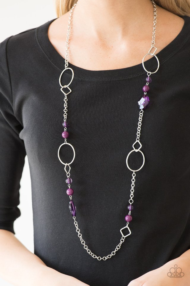 Paparazzi ♥ Very Visionary - Purple ♥ Necklace