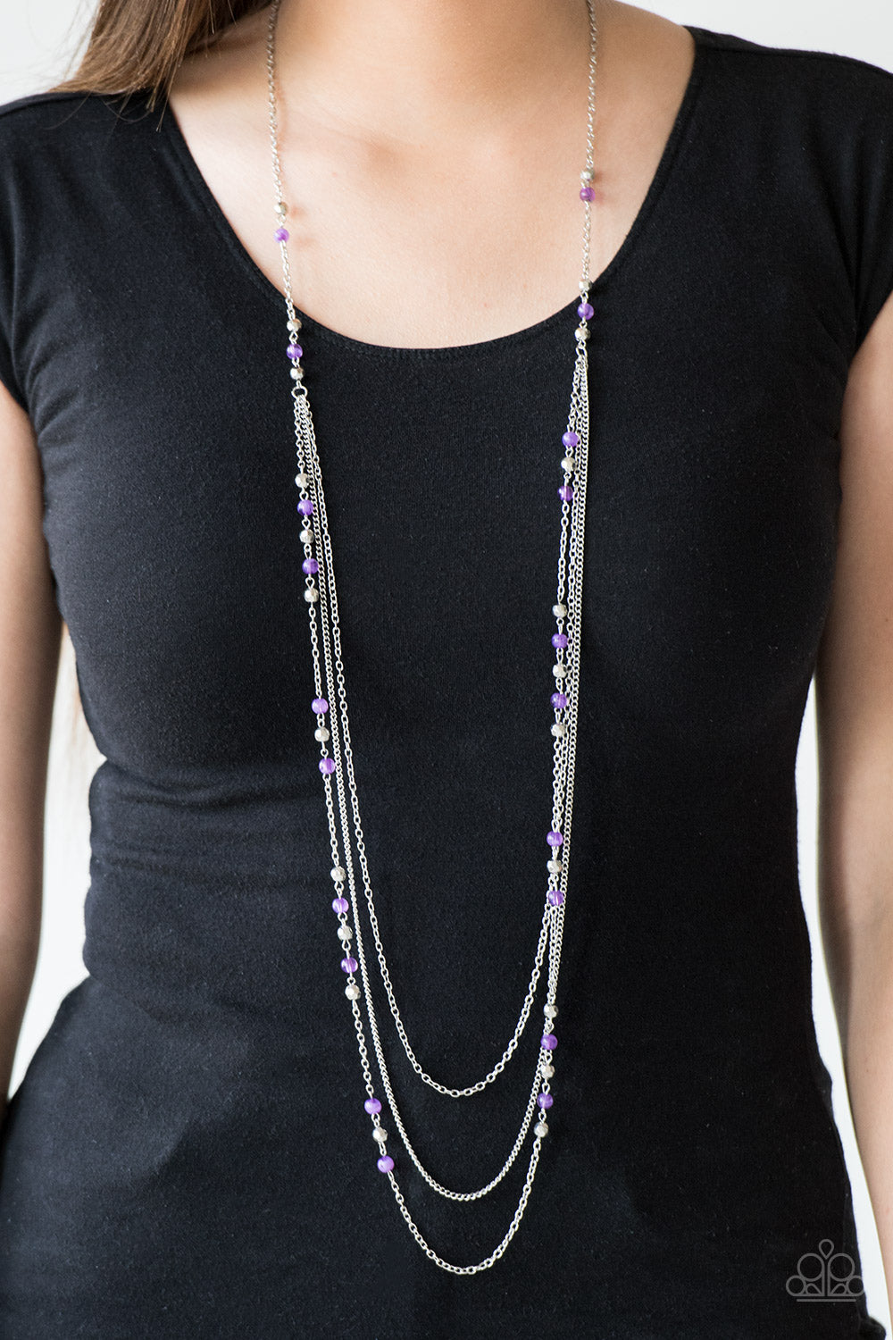 Paparazzi ♥ Colorful Cadence - Purple ♥  Necklace