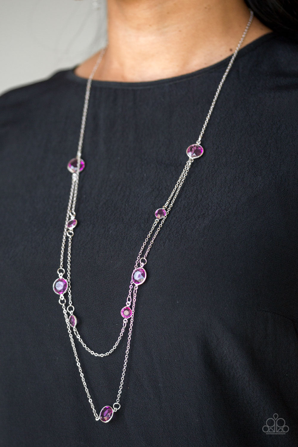Paparazzi ♥ Raise Your Glass - Purple ♥  Necklace