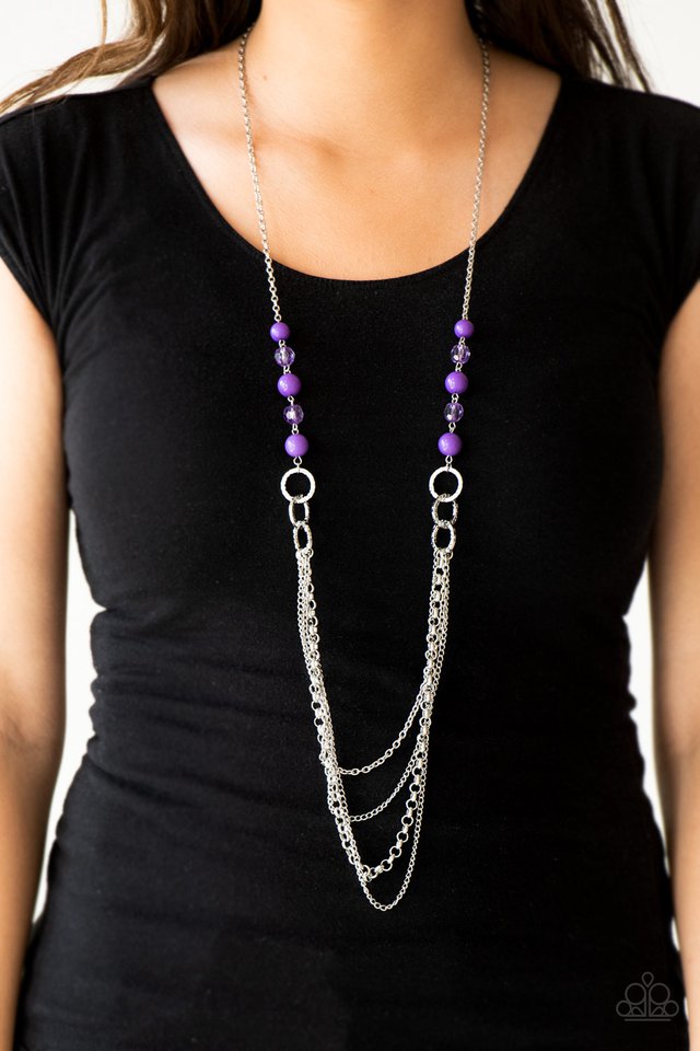Paparazzi ♥ Vividly Vivid - Purple ♥ Necklace