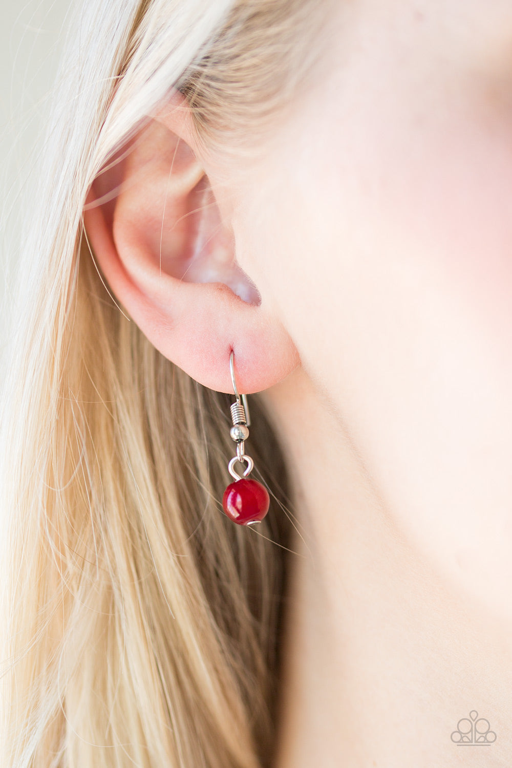 Paparazzi ♥ Rose-Colored Glasses - Red ♥  Necklace