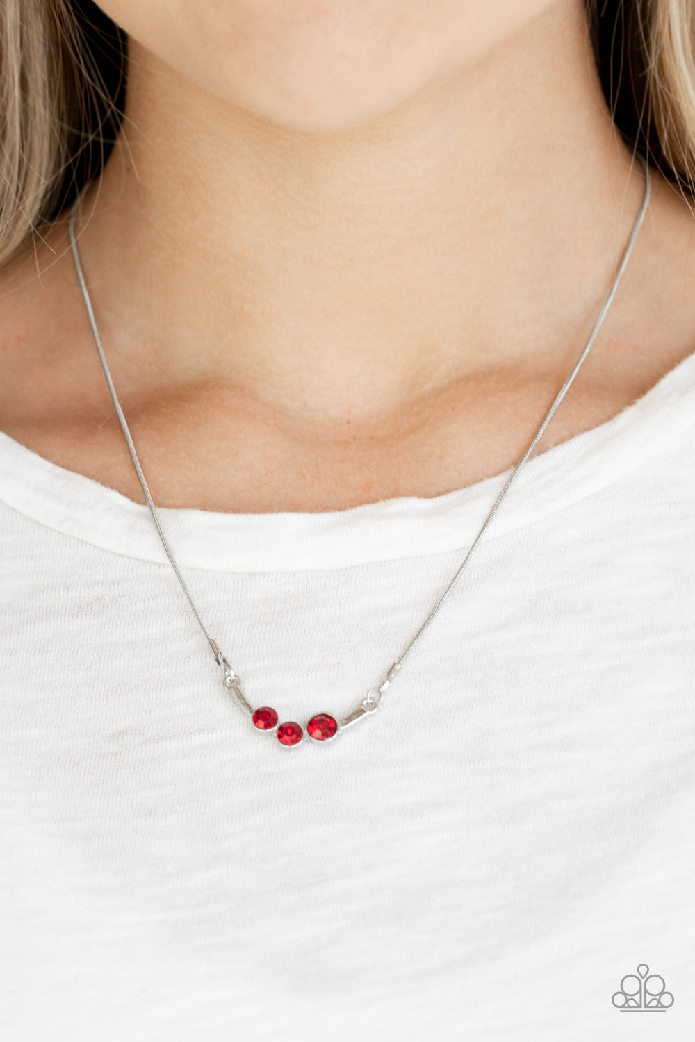 Paparazzi ♥ Sparkling Stargazer - Red ♥  Necklace