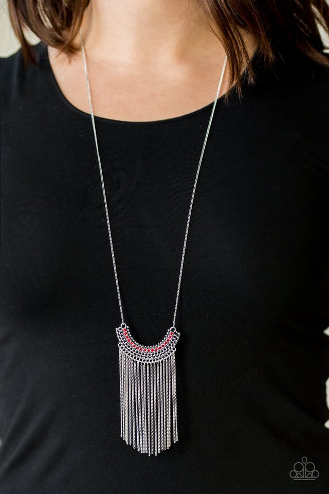 Paparazzi ♥ Glam Mantra - Red ♥ Necklace