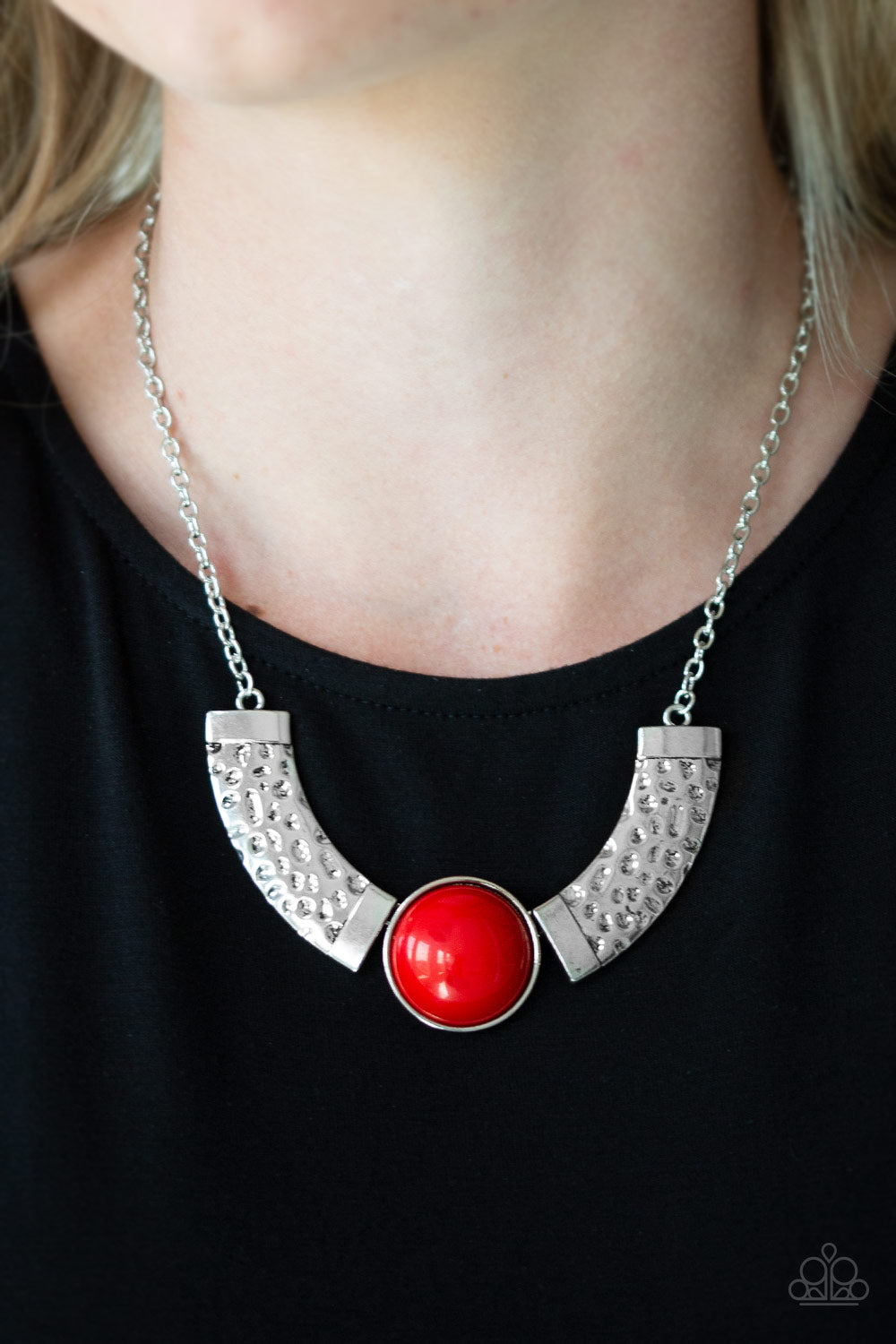 Paparazzi ♥ Egyptian Spell - Red ♥  Necklace