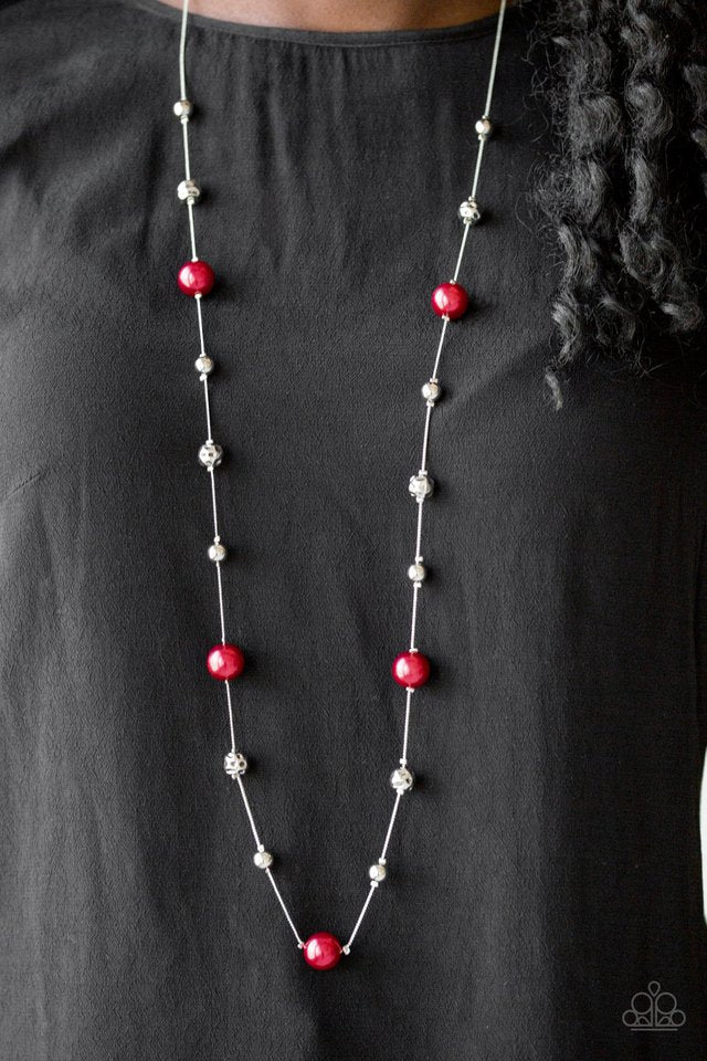 Paparazzi ♥ Eloquently Eloquent - Red ♥ Necklace