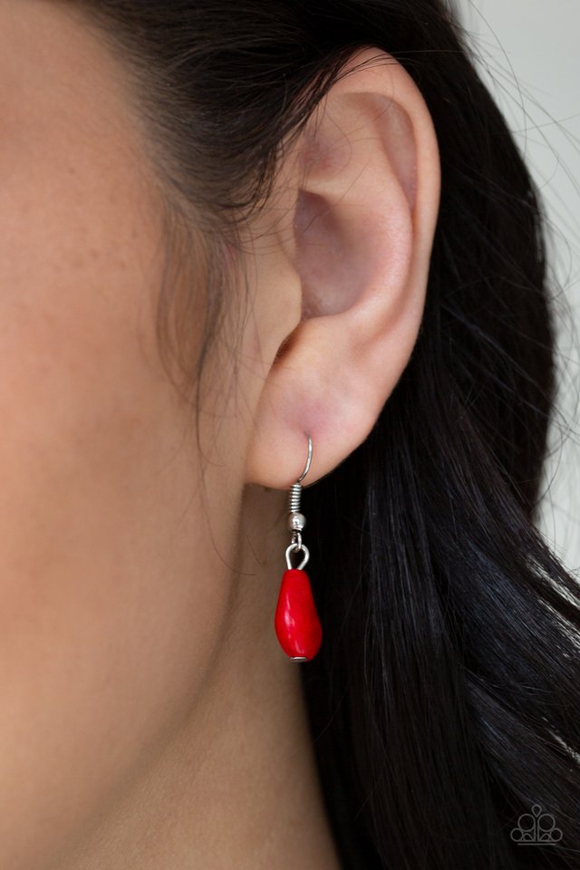 Paparazzi ♥ BADLAND To The Bone - Red ♥ Necklace