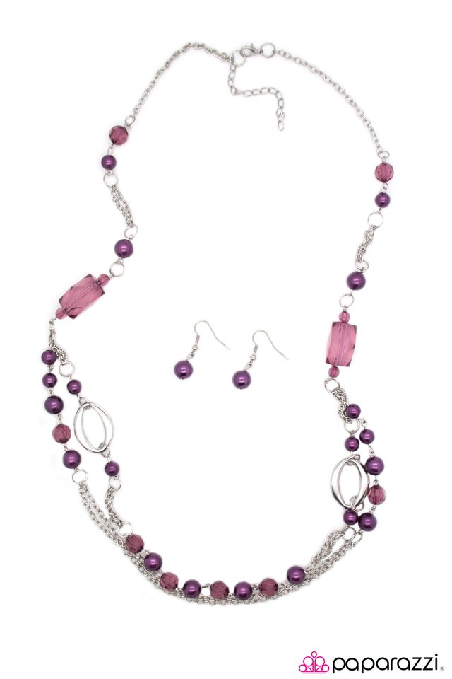 Paparazzi ♥ The Toast of the Town - Purple ♥ Necklace