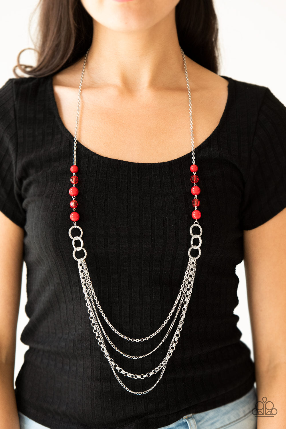 Paparazzi ♥ Vividly Vivid - Red ♥  Necklace