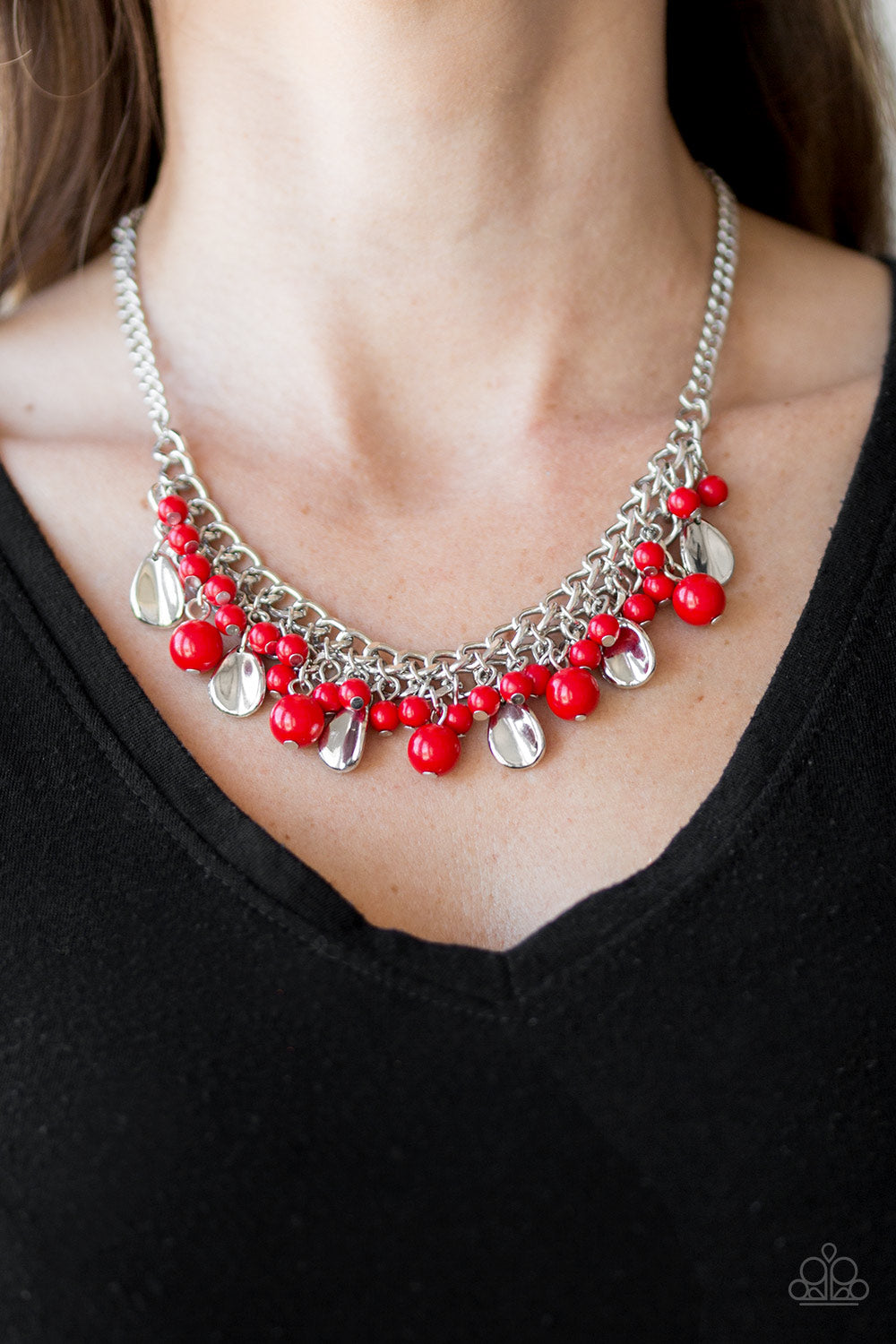 Paparazzi ♥ Summer Showdown - Red ♥  Necklace