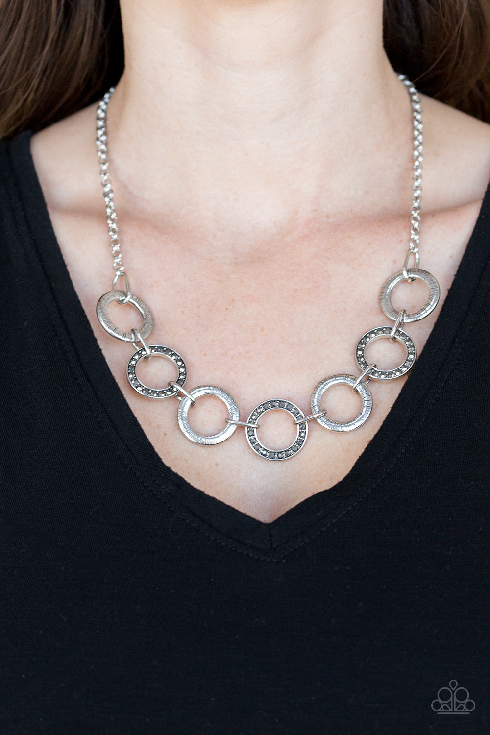 Paparazzi ♥ Modern Day Madonna - Silver ♥  Necklace
