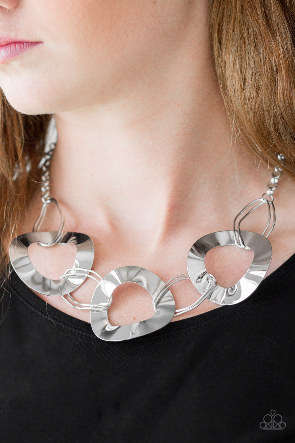 Paparazzi ♥ Modern Mechanics - Silver ♥  Necklace