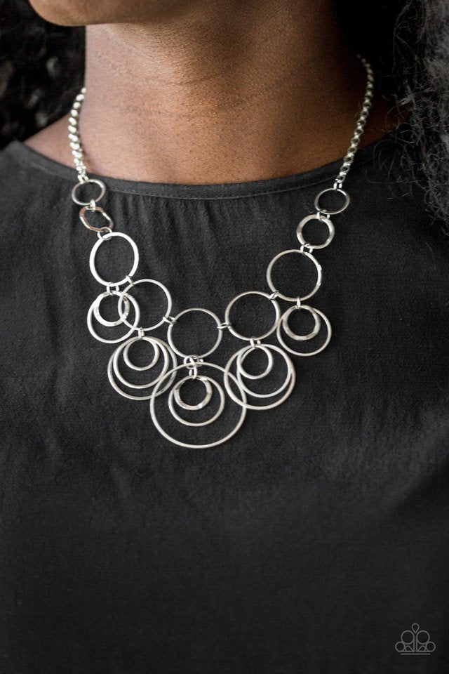 Paparazzi ♥ Break The Cycle - Silver ♥ Necklace