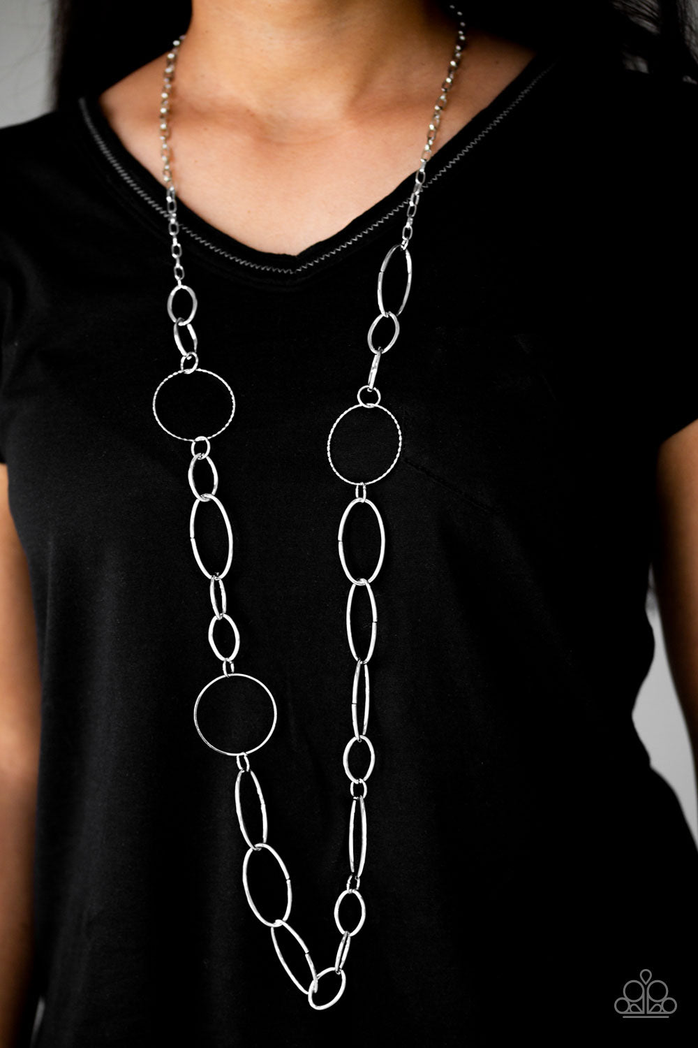 Paparazzi ♥ Perfect MISMATCH - Silver ♥  Necklace