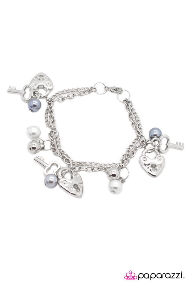 Paparazzi ♥ Under Lock and Key - Multi ♥ Bracelet