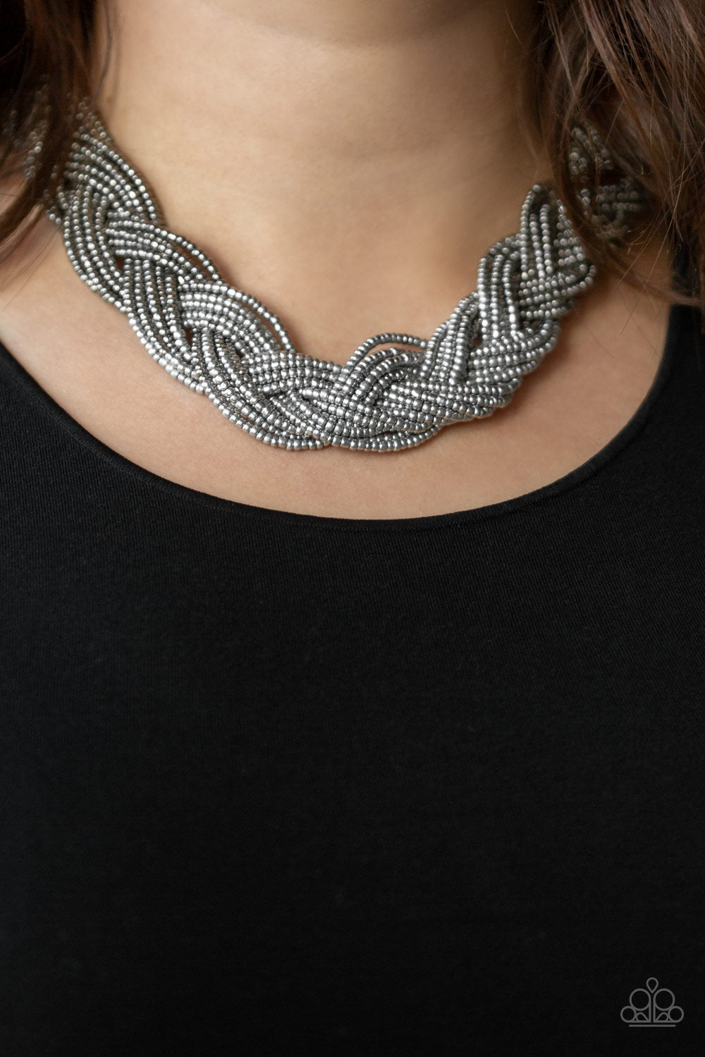 Paparazzi ♥ Brazilian Brilliance - Silver ♥  Necklace