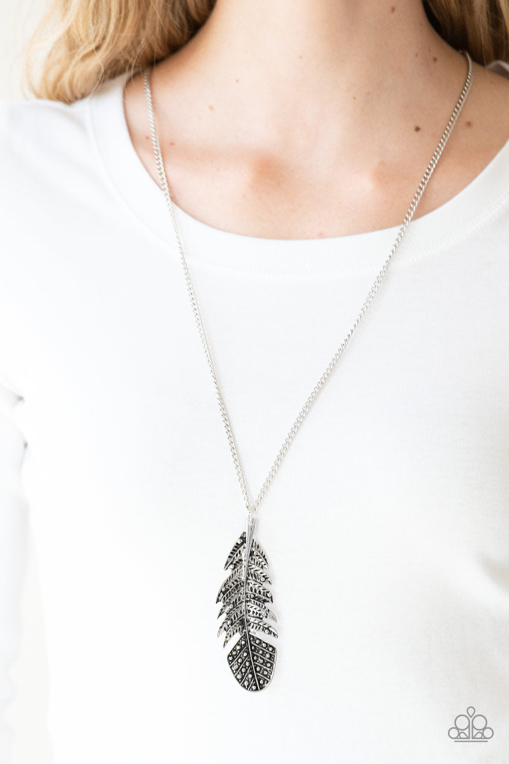 Paparazzi ♥ Free Bird - Silver ♥  Necklace