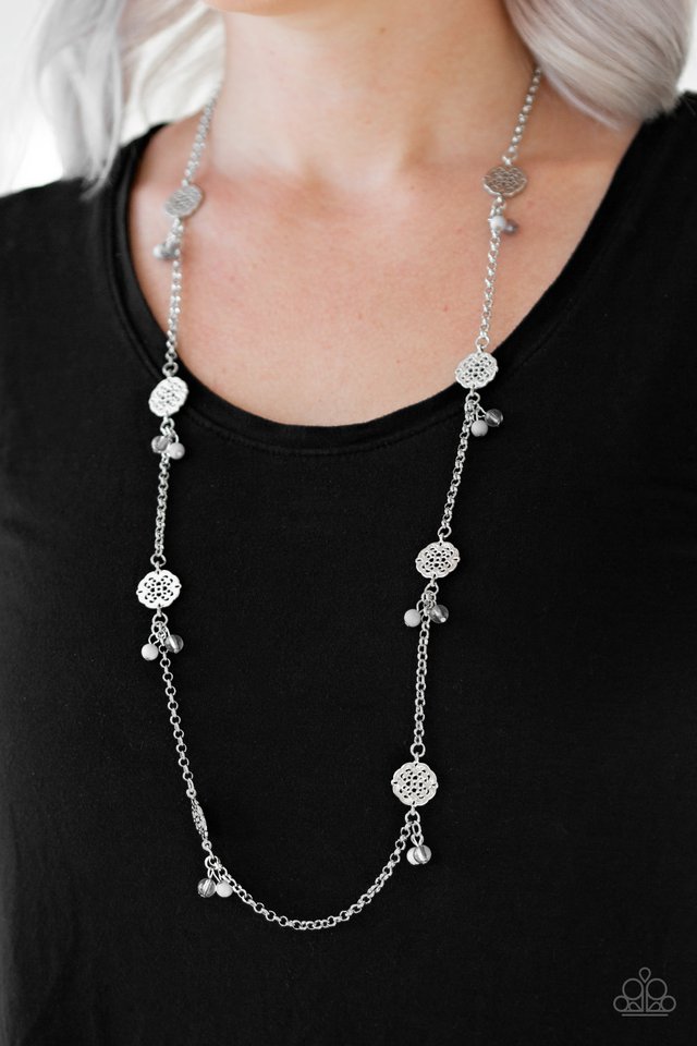 Paparazzi ♥ Color Boost - Silver ♥ Necklace