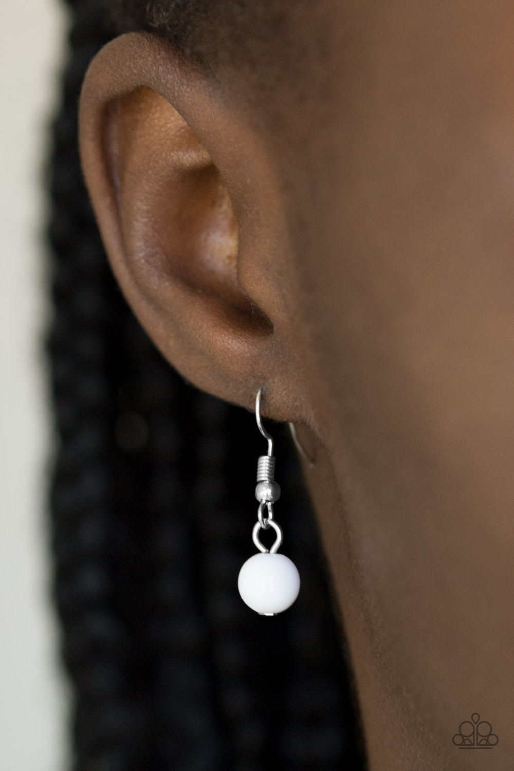 Paparazzi ♥ Gypsy Heart - White ♥  Necklace