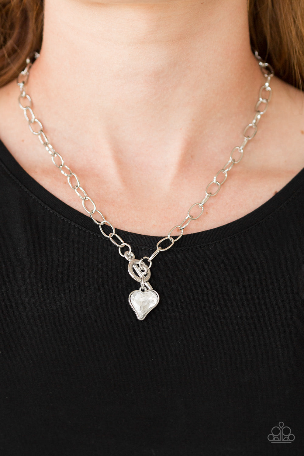 Paparazzi ♥ Princeton Princess - White ♥  Necklace
