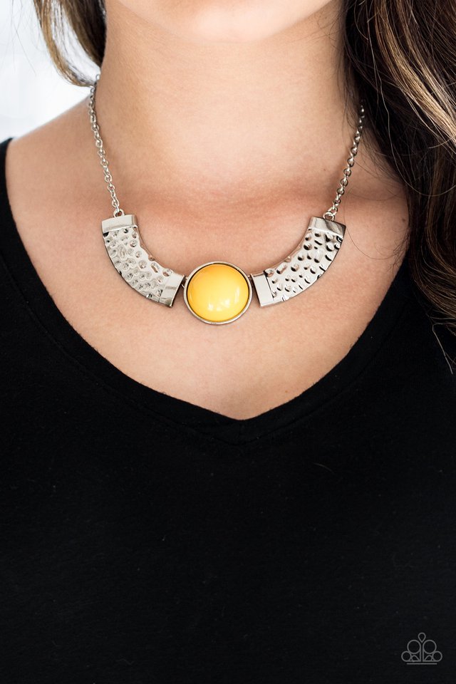 Paparazzi ♥ Egyptian Spell - Yellow ♥ Necklace