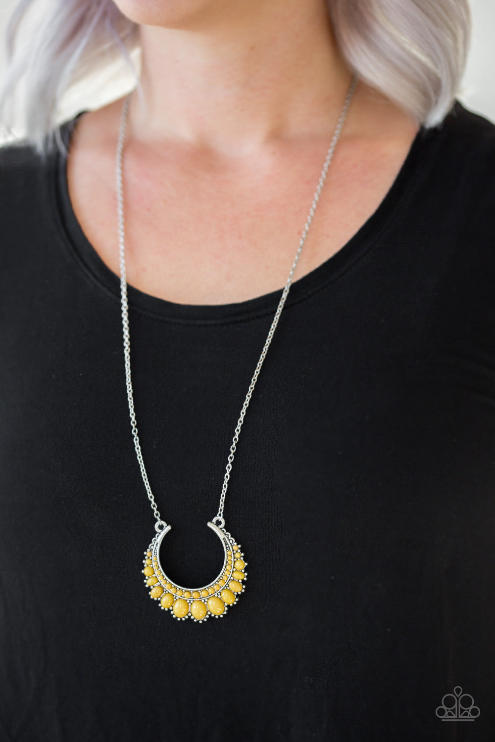 Paparazzi ♥ Count To ZEN - Yellow ♥  Necklace