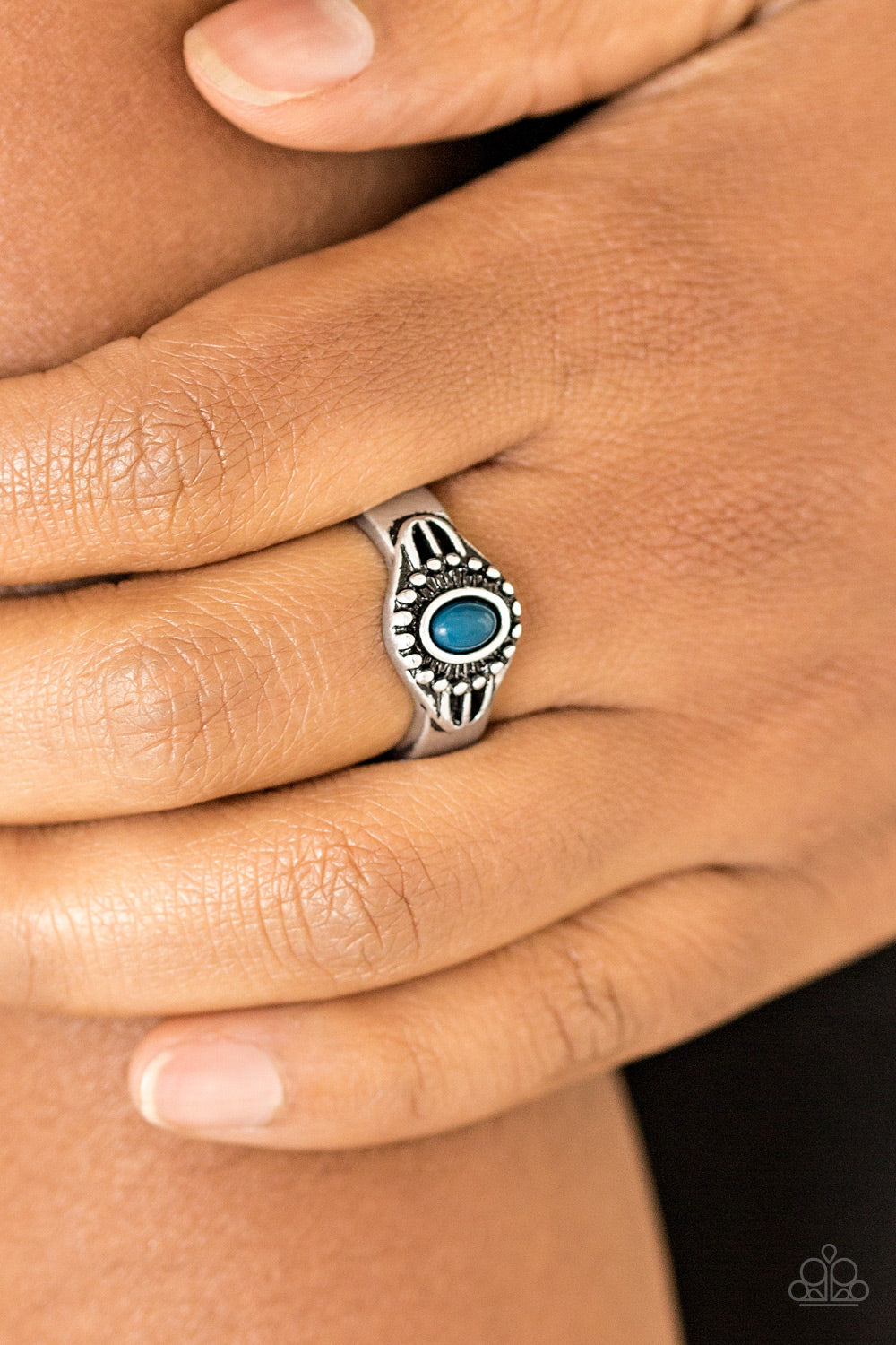 Paparazzi ♥ Right On TREK - Blue ♥  Ring