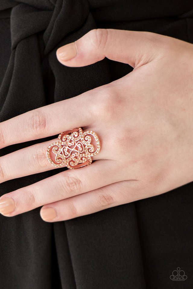 Paparazzi ♥ Regal Regalia - Copper ♥ Ring