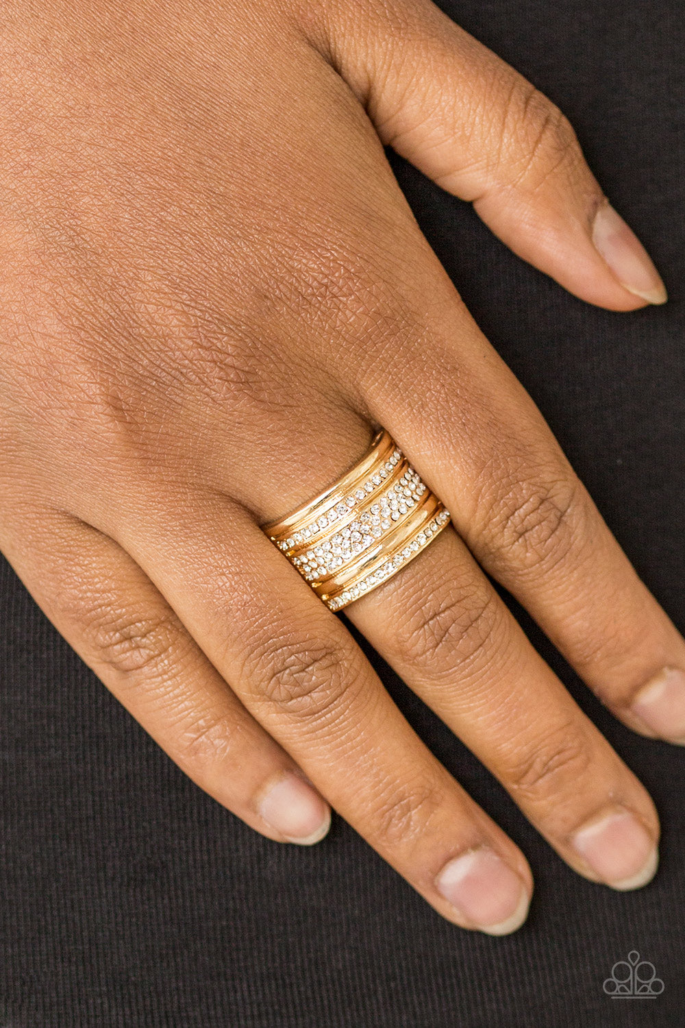 Paparazzi ♥ Top Dollar Drama - Gold ♥  Ring