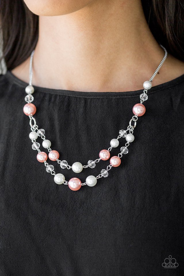 Paparazzi ♥ The Princess BRIDESMAID - Orange ♥ Necklace