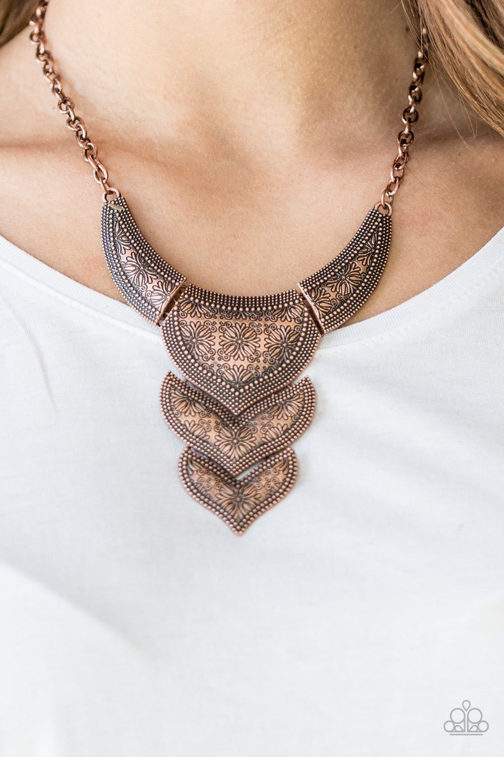 Paparazzi ♥ Texas Temptress - Copper ♥  Necklace
