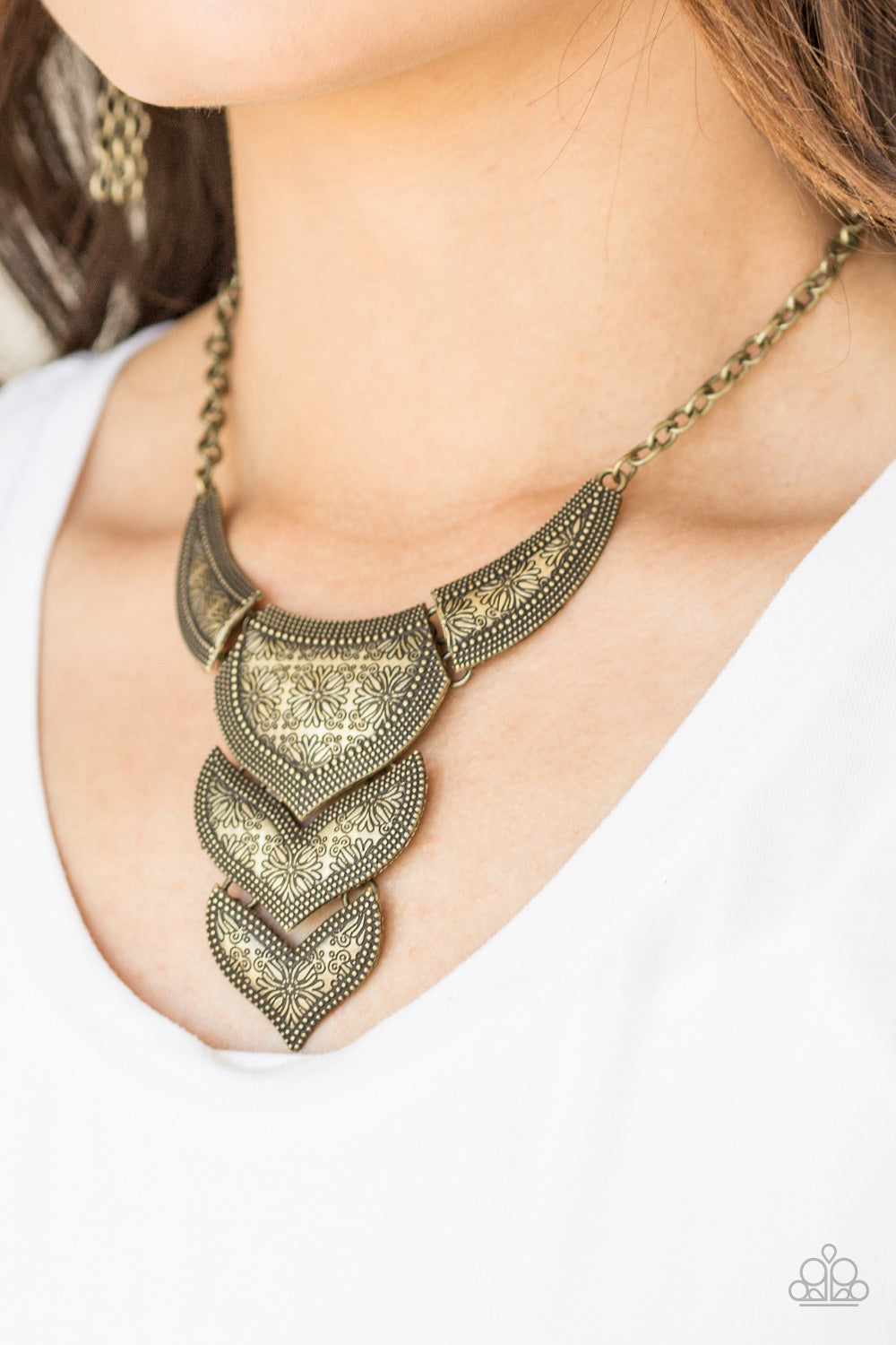 Paparazzi ♥ Texas Temptress - Brass ♥  Necklace