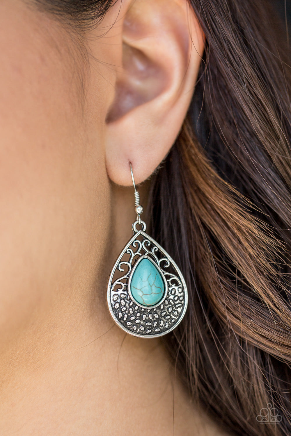 Paparazzi ♥ Tucson Tunes - Blue ♥  Earrings