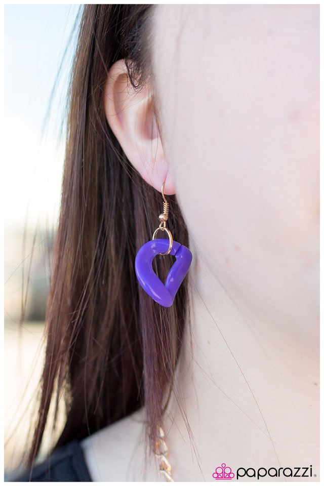 Paparazzi ♥ Join Forces - Purple ♥ Necklace