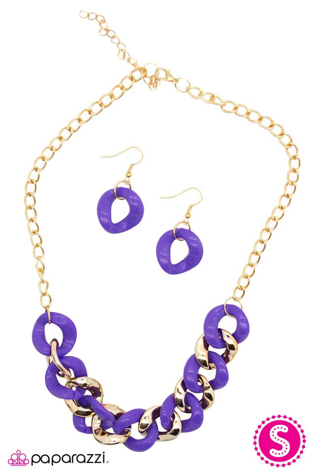 Paparazzi ♥ Join Forces - Purple ♥ Necklace