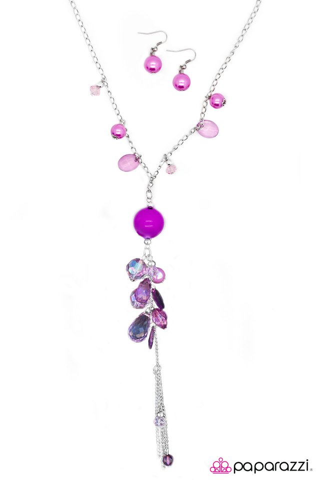 Paparazzi ♥ Radiant Reflections - Purple ♥ Necklace
