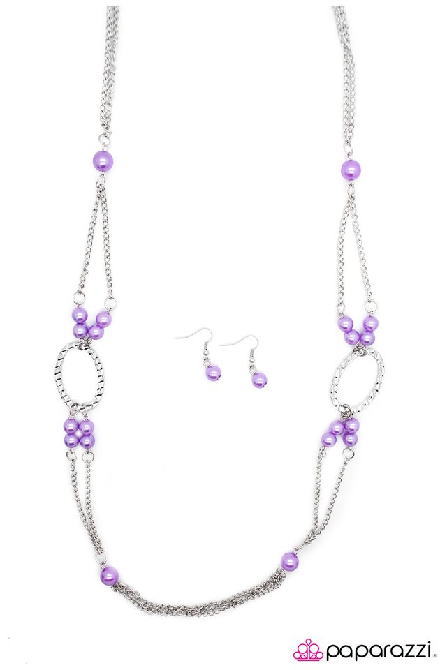 Paparazzi ♥ One Step At A Time - Purple ♥ Necklace