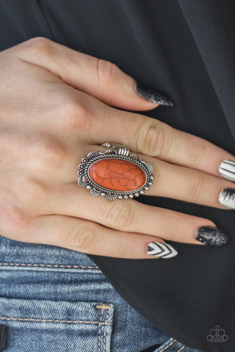 Paparazzi ♥ Open Range - Orange ♥  Ring