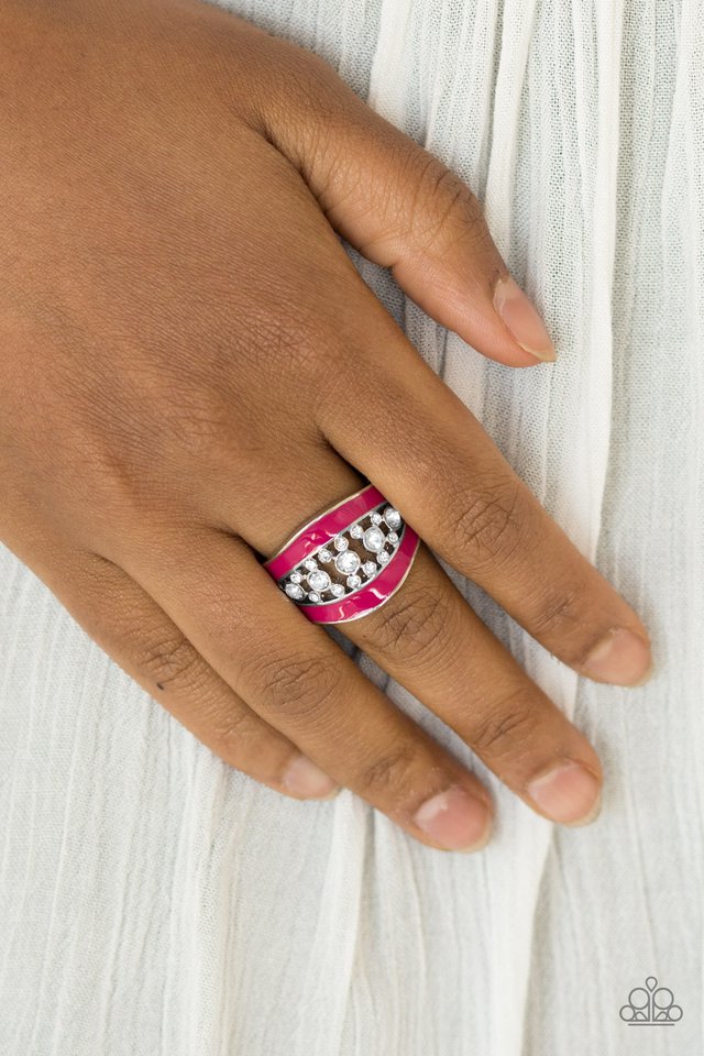 Paparazzi ♥ Trending Treasure - Pink ♥ Ring