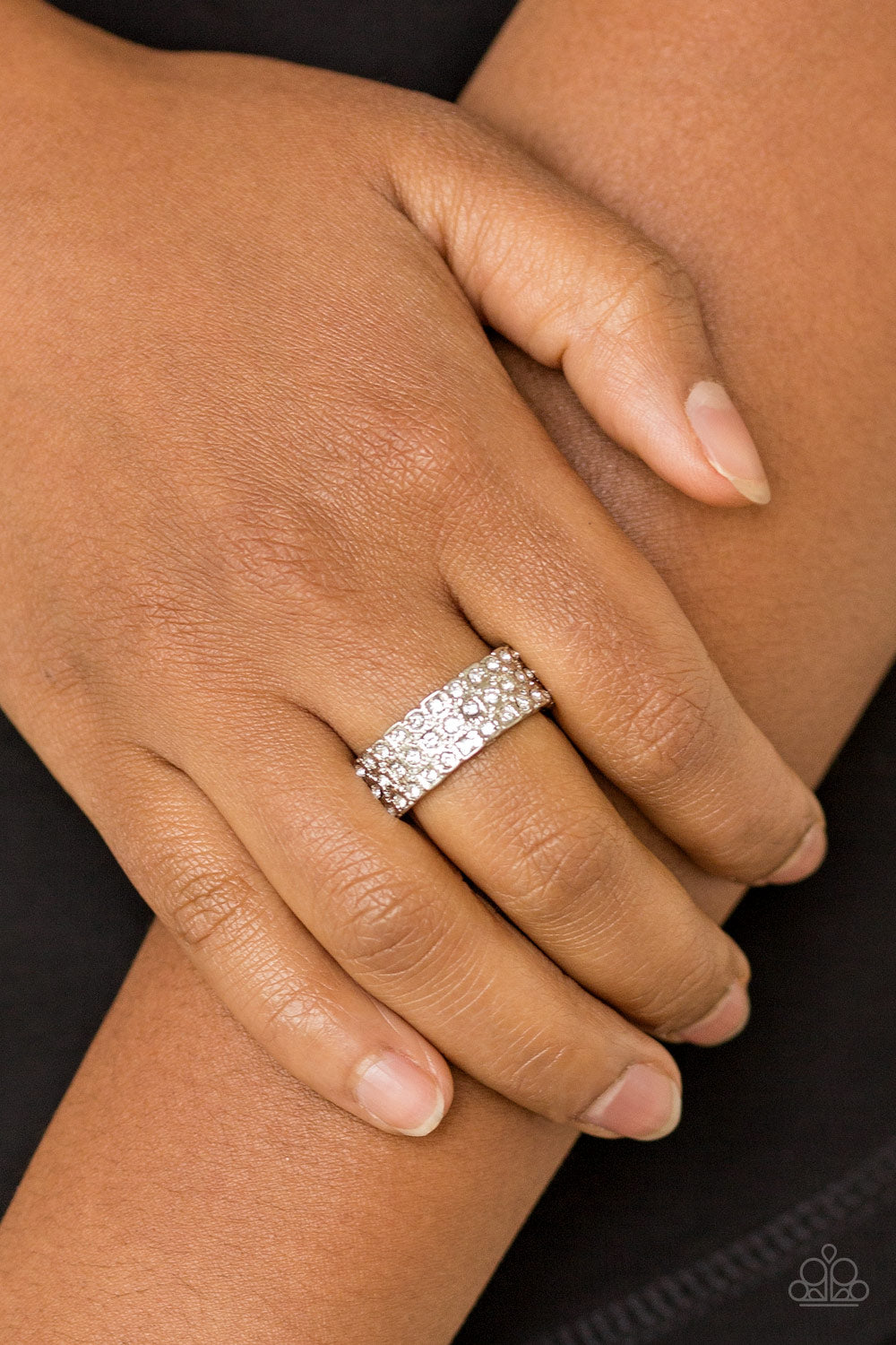 Paparazzi ♥ Feeling Fab-YOU-less - White ♥  Ring