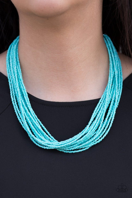Paparazzi ♥ Wide Open Spaces - Blue ♥ Necklace