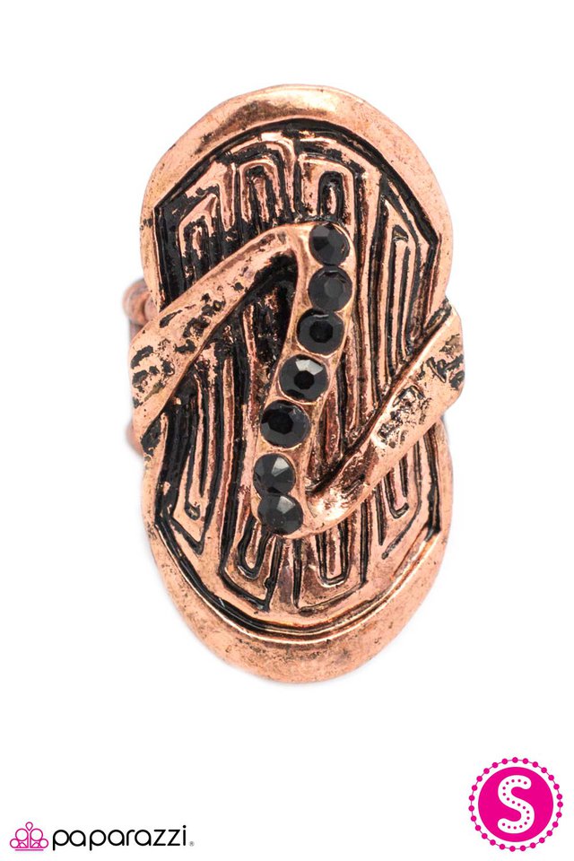 Paparazzi ♥ In A Flash - Copper ♥ Ring